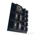 Custom silkscreen printing rubber silicone keyboard keypad
